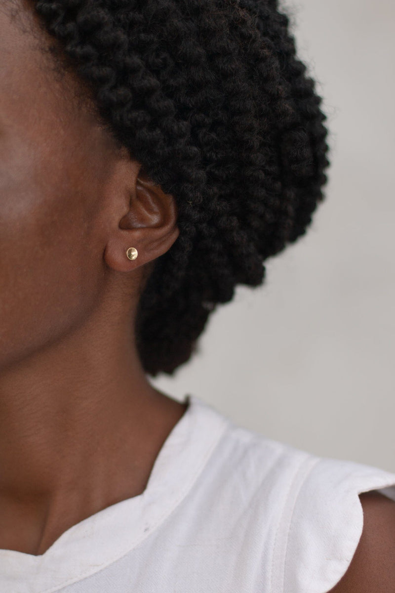 Mwana 14k Gold Studs Earrings Yewo 