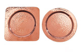 Napa Recycled Copper Square Coaster Coasters Sertodo Copper 