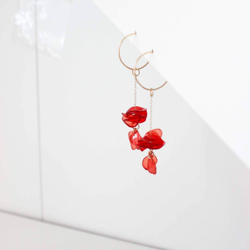Nina Upcycled Chain Drop Earrings Earrings Giulia Letzi + META Jewelry 