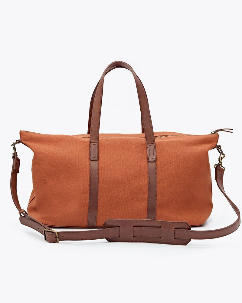 Nisolo Canvas Weekender Amber Canvas Bag Nisolo