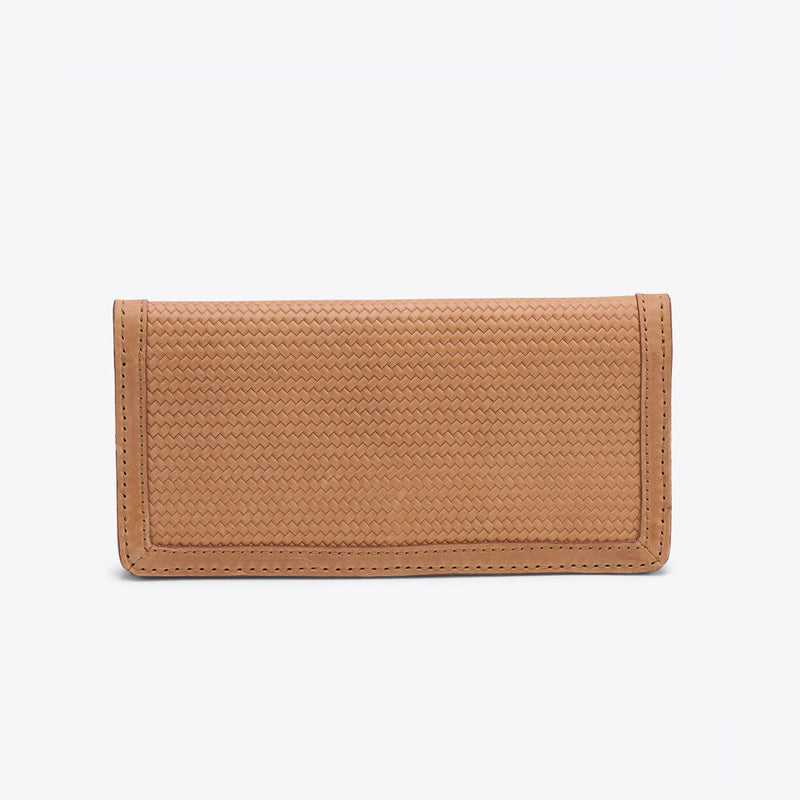 Nisolo Classic Wallet Woven Almond Women's Leather Wallet Nisolo 