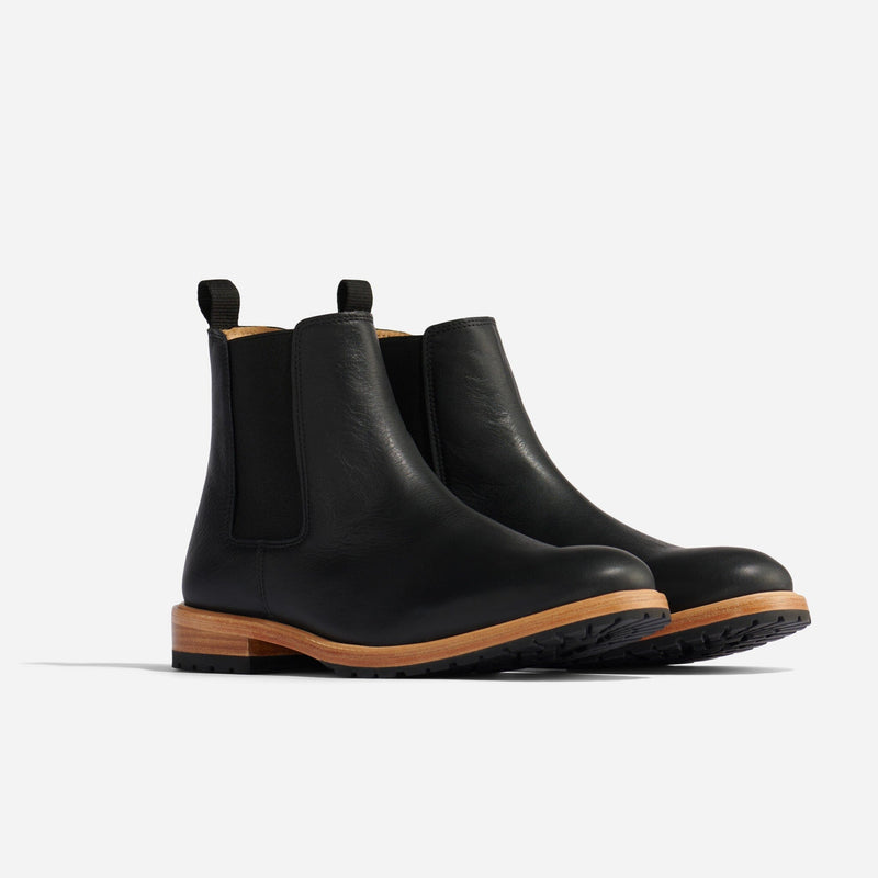 Nisolo Marco Everyday Chelsea Boot Black Men's Leather Boot Nisolo 