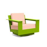 Nisswa Lounge Swivel Outdoor Seating Loll Designs Leaf Green Cast Petal 