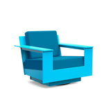 Nisswa Lounge Swivel Outdoor Seating Loll Designs Sky Blue Canvas Regatta Blue 