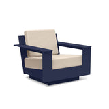 Nisswa Recycled Lounge Chair Lounge Chairs Loll Designs Navy Blue Canvas Flax 