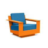 Nisswa Recycled Lounge Chair Lounge Chairs Loll Designs Sunset Orange Canvas Regatta Blue 