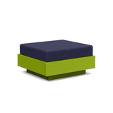 Nisswa Recycled Ottoman Ottomans Loll Designs Leaf Green Canvas Navy 