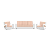 Nisswa Recycled Outdoor Seating Bundle Sofas + Daybeds Loll Designs Cloud White Cast Petal 
