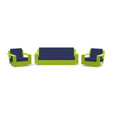 Nisswa Recycled Outdoor Seating Bundle Sofas + Daybeds Loll Designs Leaf Green Canvas Navy 