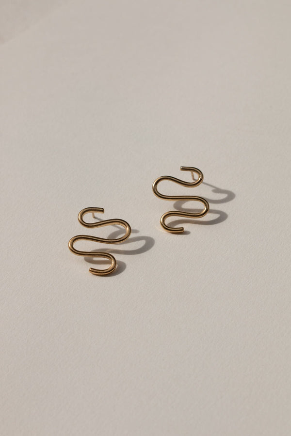 Njoka 14k Gold Earrings Earrings Yewo 