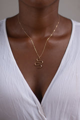 Njoka 14k Gold Necklace Necklaces Yewo 