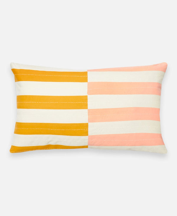 Offset Lumbar Pillow Lumbar Pillows Anchal Mustard 