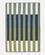 Offset Stripe Throw Quilt Quilts Anchal 