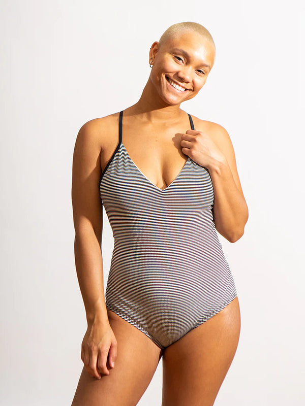 Olivia Recycled One Piece Swimsuit Swim Sets + One Pieces Sensi Graves Clean Lines XS 