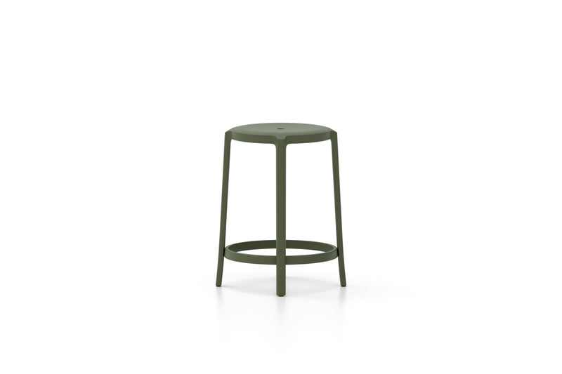 On & On Recycled Counter Stool Furniture Emeco Green 