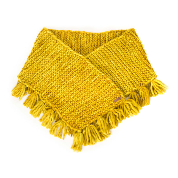 Oversized Merino Wool Shawl with Tassels Scarves Baabushka Dandelion 
