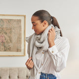 Pebble Linen Scarf Scarves Studio Variously 
