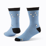 Penguin Unisex Wool Snuggle Socks - Single Socks Maggie's Organics M Blue 