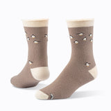 Penguin Unisex Wool Snuggle Socks - Single Socks Maggie's Organics M Taupe 
