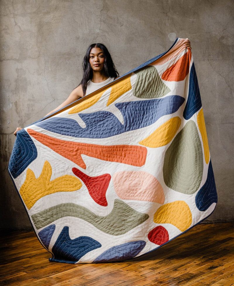 Petal Quilt Throw Quilts Anchal 
