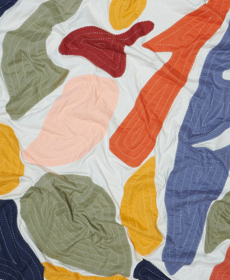 Petal Quilt Throw Quilts Anchal 