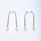 Petite Cascade Earrings Earrings Stella Fluorescent Gray 