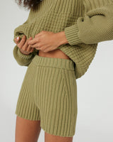 Pilnatis Knit Shorts Shorts The Knotty Ones S/M Olive 