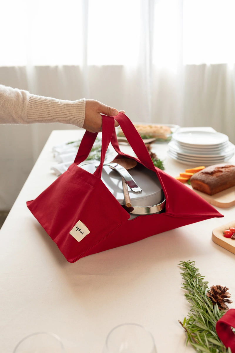 Plat Culinary Tote Food + Wine Totes Aplat Cookware Cranberry 