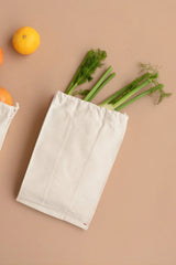 Poche Zero Waste Produce + Bread Bag Food Storage Aplat L 