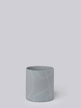 Porcelain Cylinder Vase Vases Middle Kingdom Ash Gray 