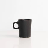 Porcelain Doubleshot Espresso Cup Mugs + Tumblers The Bright Angle Mica Black 