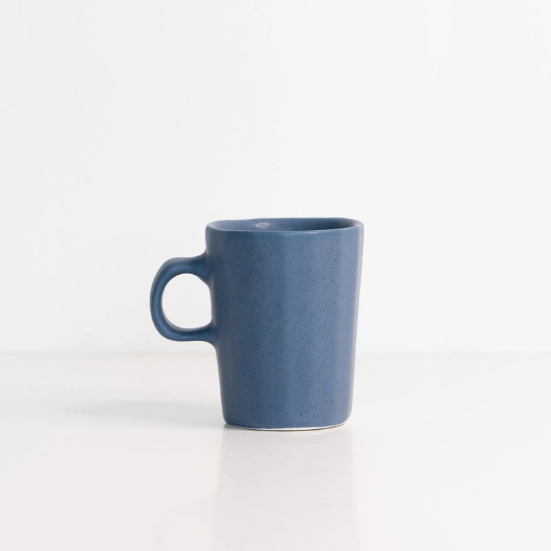 Porcelain Doubleshot Espresso Cup Mugs + Tumblers The Bright Angle Pisgah Blue 