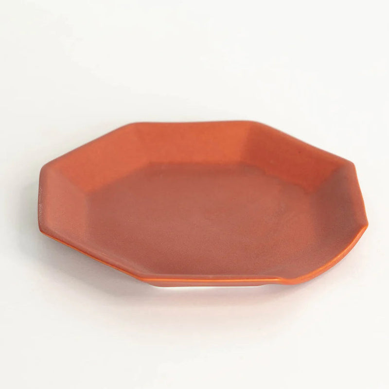 Porcelain Spoon Rest Food Prep The Bright Angle Terracotta Red 