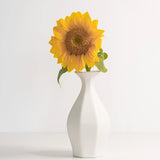 Porcelain Table Flower Vase Vases The Bright Angle Silk White 