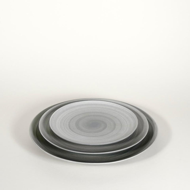 Porcelain Wash Ware Plate Plates Middle Kingdom S Slate Gray 