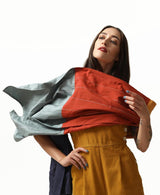 Rainbow Colorblock Scarf Accessories Anchal Project 