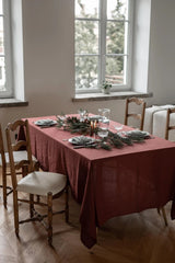 Rectangle Linen Tablecloth Tablecloths + Runners AmourLinen 
