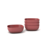 Recycled Bamboo Cereal Bowl Set Bowls EKOBO Spice Red 