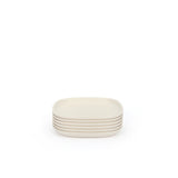Recycled Bamboo Cocktail Plate Set Plates EKOBO Off White 