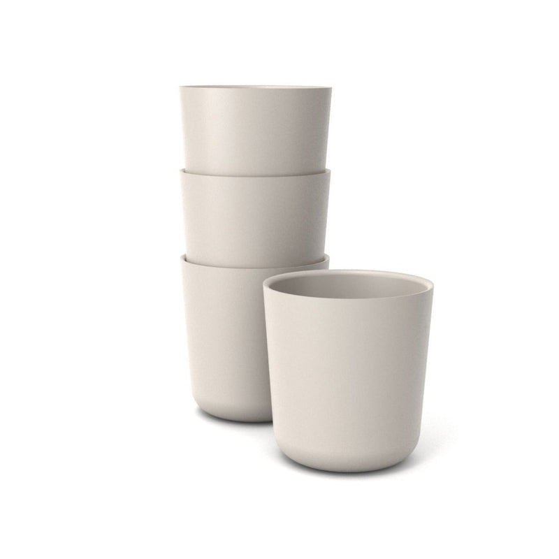 Recycled Bamboo Cup Set Glassware + Drinkware EKOBO S Light Stone 