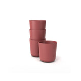 Recycled Bamboo Cup Set Glassware + Drinkware EKOBO S Spice Red 
