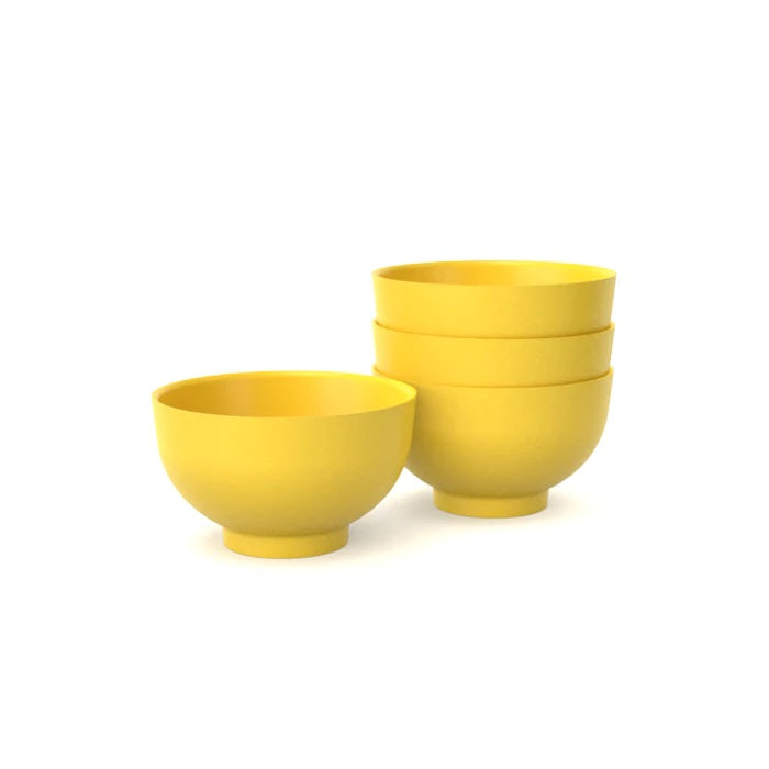 Recycled Bamboo Rice Bowl Set Bowls EKOBO Lemon 