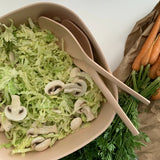 Recycled Bamboo Salad Bowl + Servers Set Salad + Serving Bowls EKOBO 
