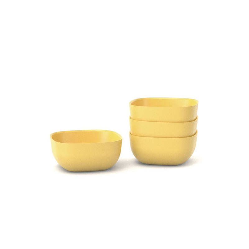 Recycled Bamboo Small Bowl Set Bowls EKOBO Lemon 