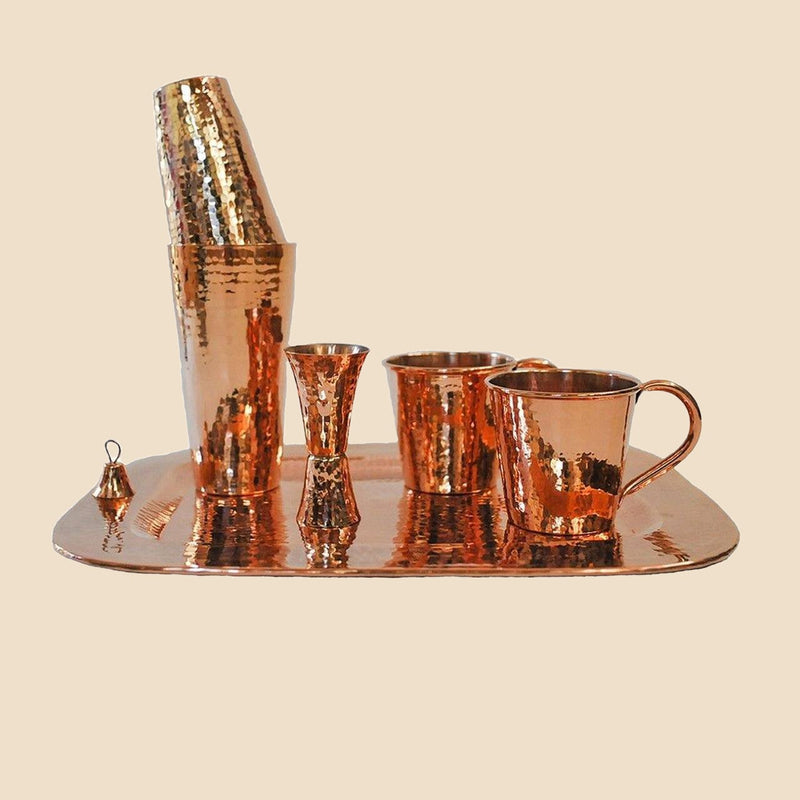 Sertodo Copper Boston Maraka Shaker Set