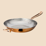 Recycled Copper Frying Pan w/ Handle Cookware Amoretti Brothers 