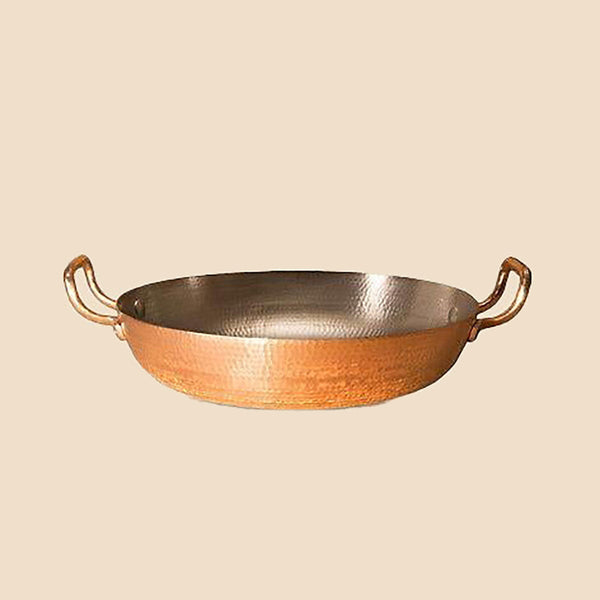 Recycled Copper Paella Pan - 13" Cookware Amoretti Brothers 
