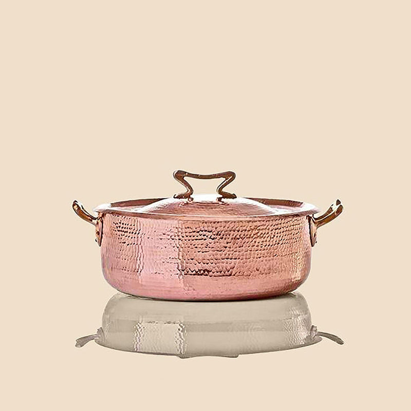 Recycled Copper Rondeau Cookware Amoretti Brothers 