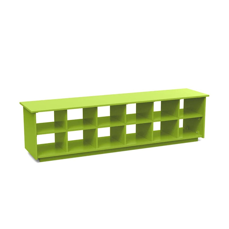 Recycled Cubby Bench Benches Loll Designs Leaf Green 65" Standard