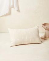 Recycled Stripe Lumbar Pillow Lumbar Pillows Minna Cream 
